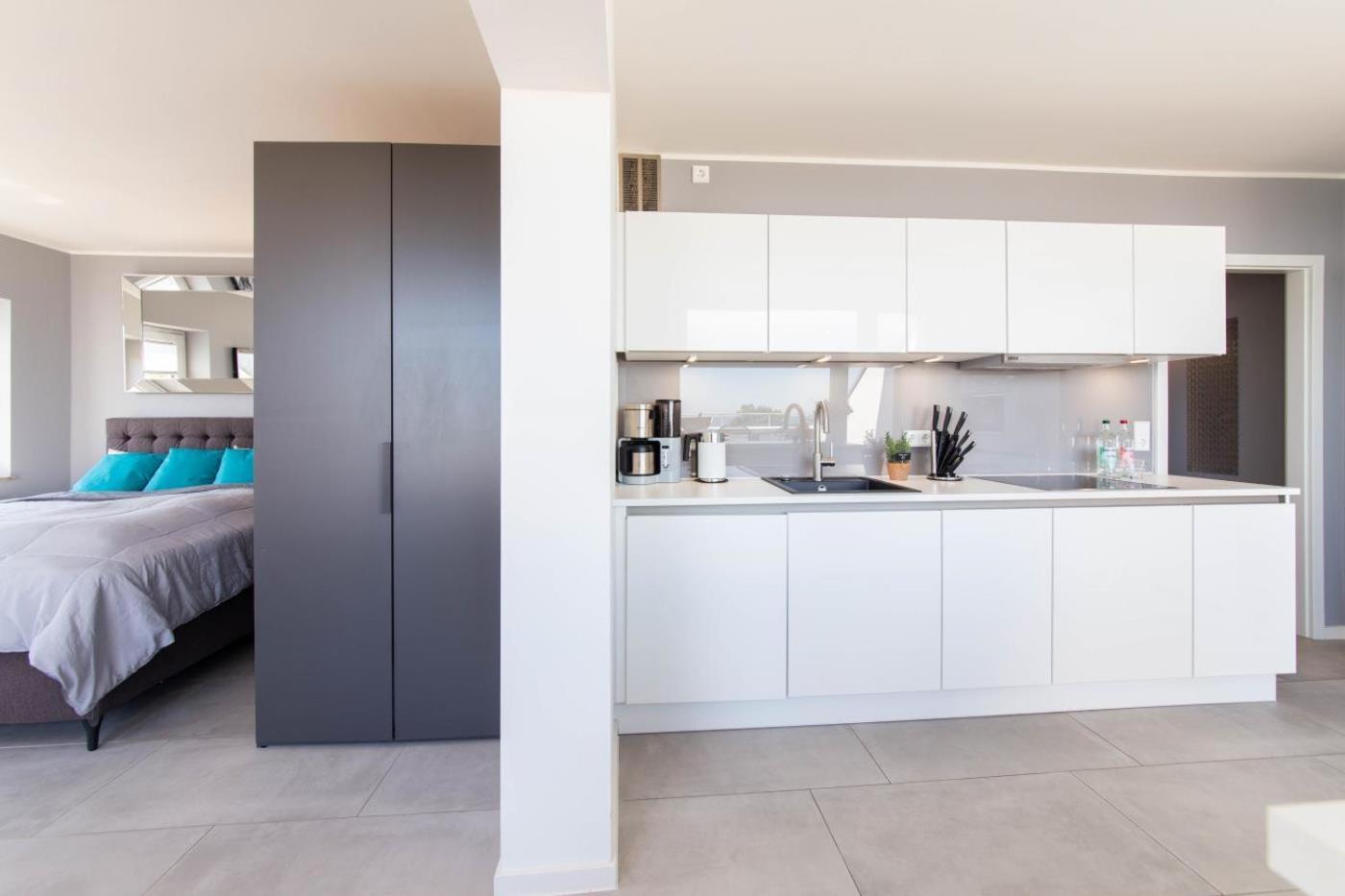 View 99 - Ferienwohnung In Scharbeutz Mit Exklusivem Ostseeblick 外观 照片