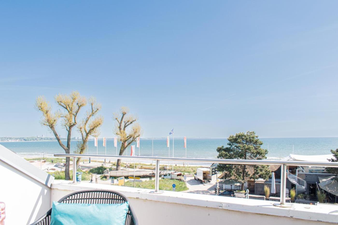 View 99 - Ferienwohnung In Scharbeutz Mit Exklusivem Ostseeblick 外观 照片