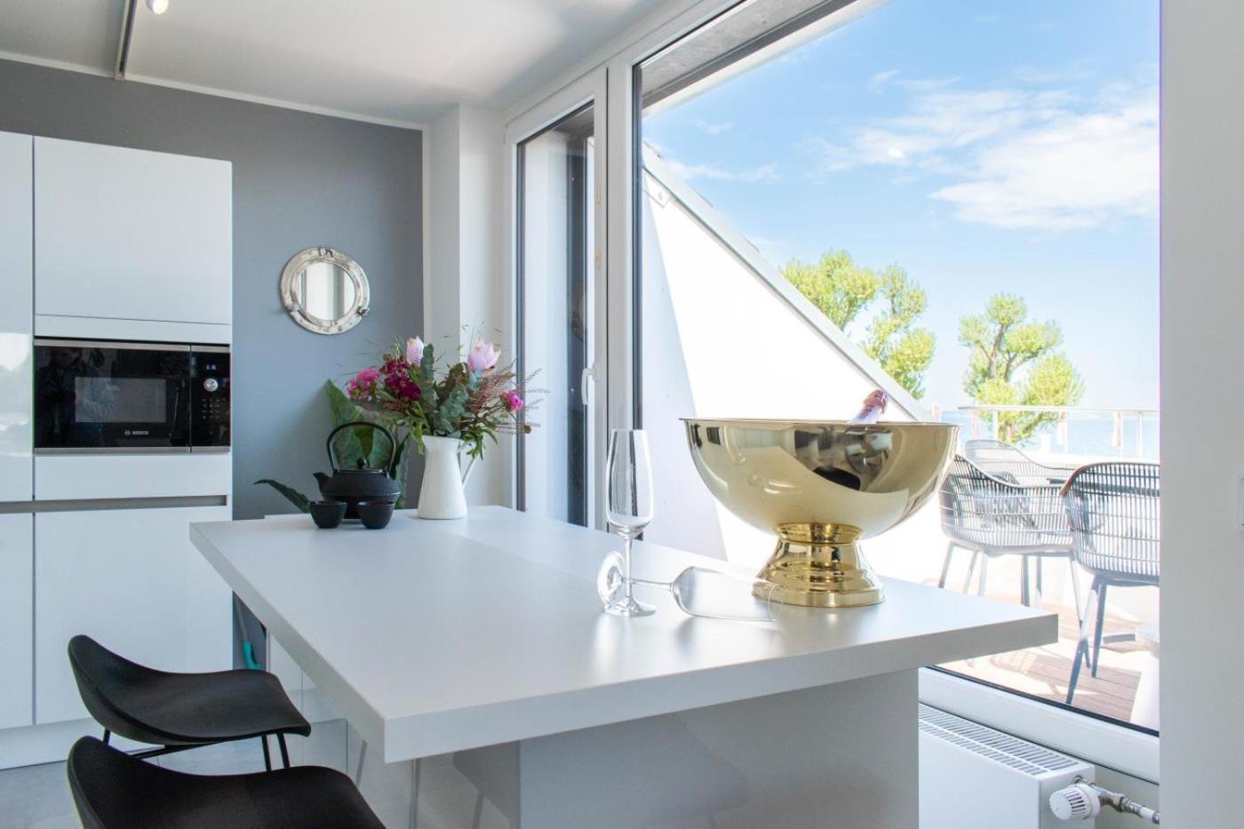 View 99 - Ferienwohnung In Scharbeutz Mit Exklusivem Ostseeblick 外观 照片