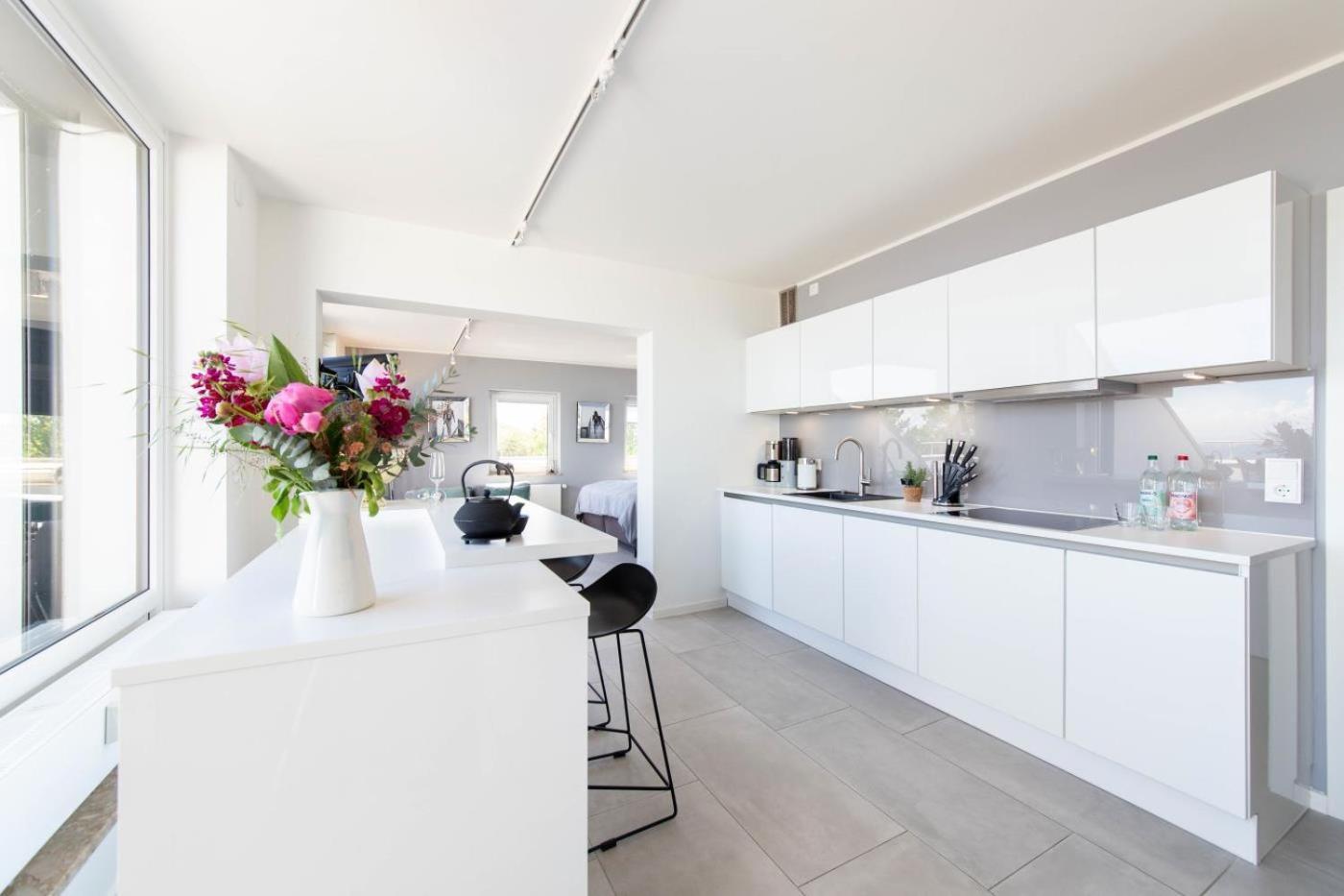 View 99 - Ferienwohnung In Scharbeutz Mit Exklusivem Ostseeblick 外观 照片