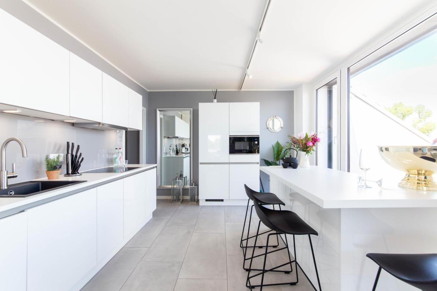 View 99 - Ferienwohnung In Scharbeutz Mit Exklusivem Ostseeblick 外观 照片